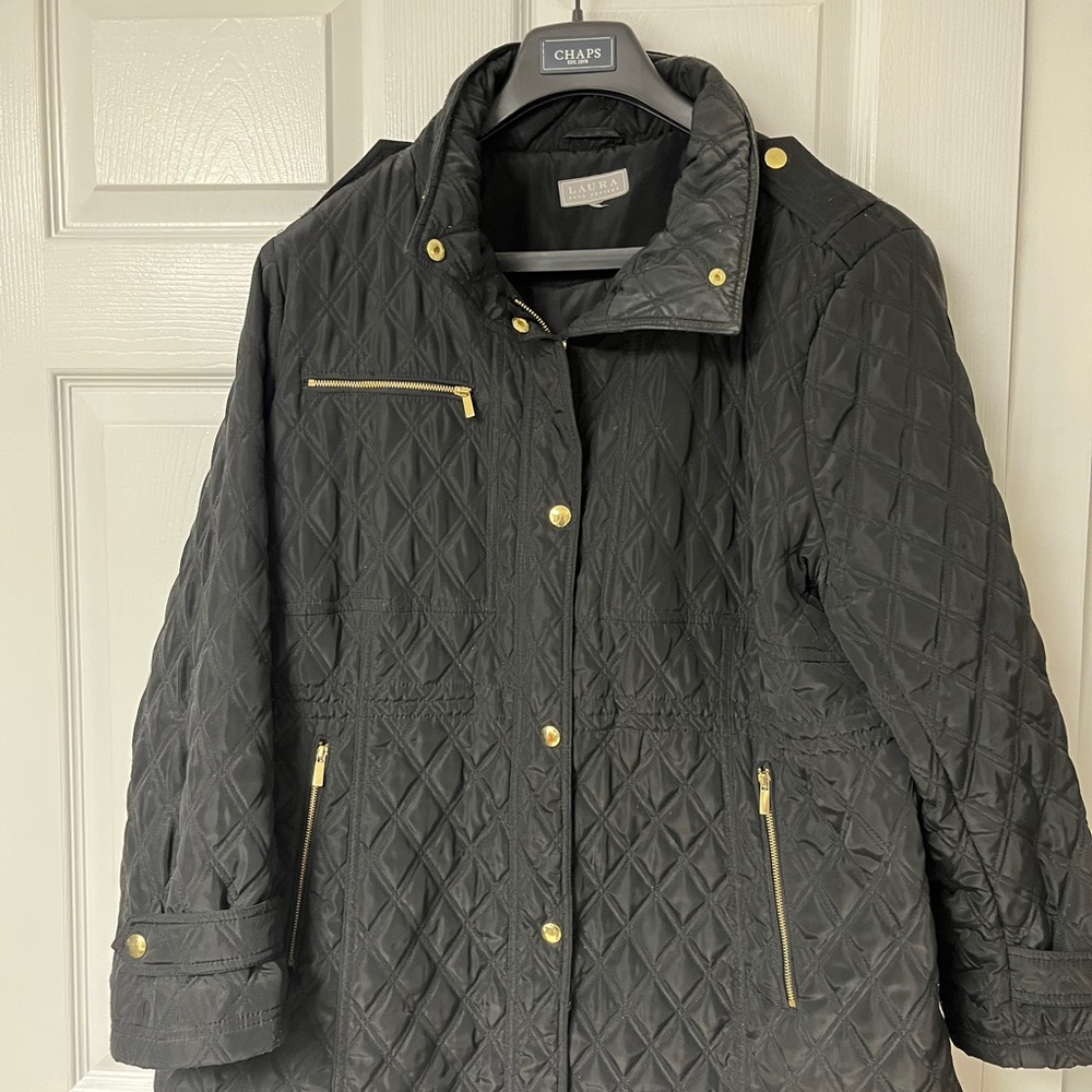 Laura Black petite winter jacket